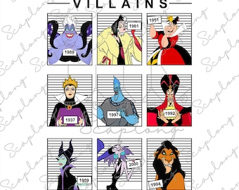 Villains Wicked Png, Villain Gang, Bad Witches Club Png, Trick Or Treat Png, Spooky Season, Halloween Png, Bad Girls Sublimation File