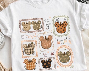 Cottagecore Mouse Pumpkin Png, Cartoon Fall Pumpkin Png, Pumpkin Patch Png, Autumn Png, Cute Porka Dots Pumpkin Png, Retro Boho Floral Fall