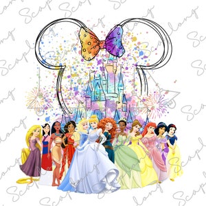 Water Color Princess Squad Png, Family Vacation Png, Family Trip 2024 Png, Best Day Ever, Vacay Mode Png, Magical Kingdom Png, Princess Png