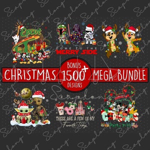 Bonus 1500+ Files Christmas Mega Bundle, Merry Christmas Png, Christmas Vibes, Santa Hat Png, Family Christmas Png,Family Vacation Christmas