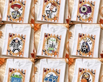 Cartoon Toy Halloween Png Bundle, Halloween Friend Squad Png, Halloween Party 2026 Png, Spooky Vibes Png, Halloween Group Png, Digital File