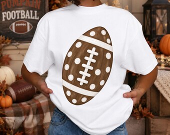 Porka Dots Football Png, Touchdown Season Png, Preppy Football Shirt Png, Football Mom Graphic, Football Gameday Png, Retro Sports Design