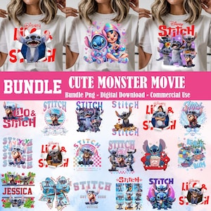 Cartoon Trending Character PNG Bundle, Family Trip Png, Sublimation Designs for Kids Birthday Shirt, Funny Cartoon Png , Blue Monster Png