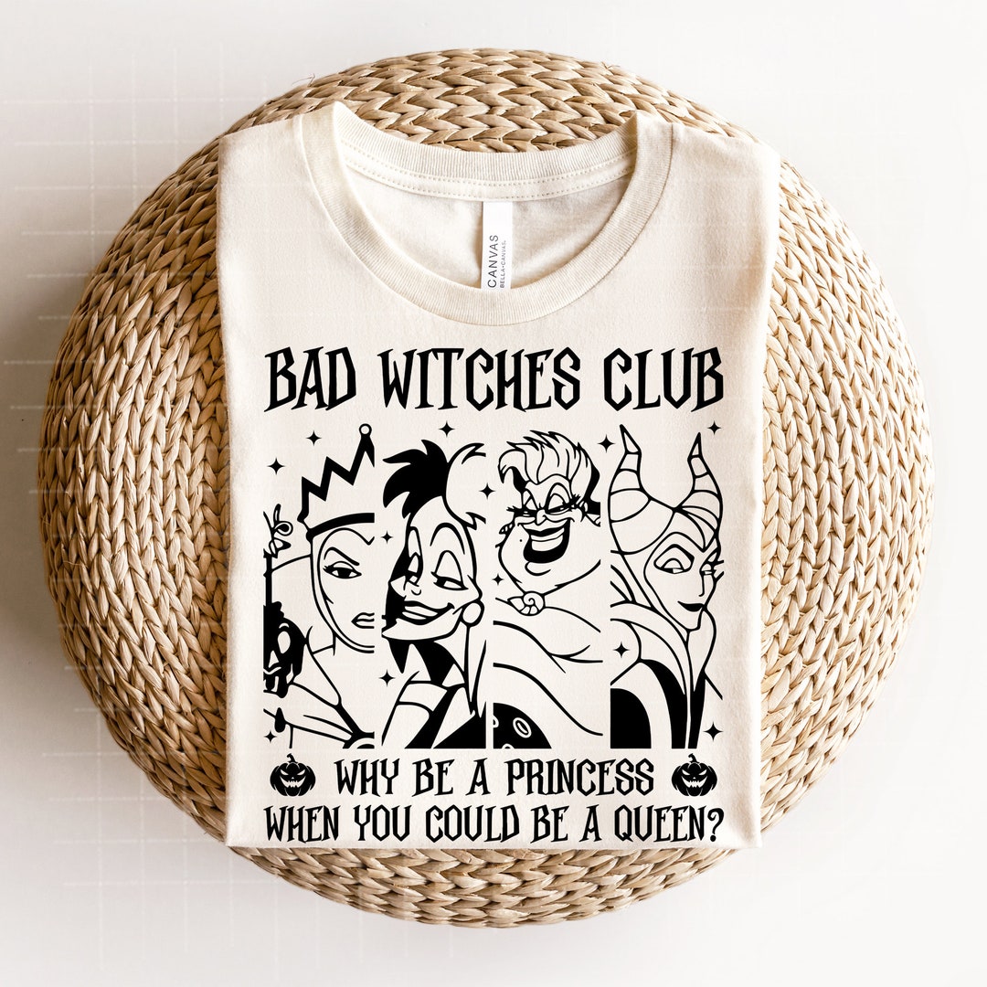 Bad Witches Club Svg, Villains Wicked Svg, Villain Gang Svg, Halloween