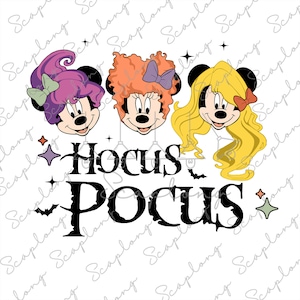 Cute Mouse Happy Halloween Png, Halloween Witch Png, Witches Sisters, Trick Or Treat Png, Mouse Witches Png,Halloween Png,Sublimation Design