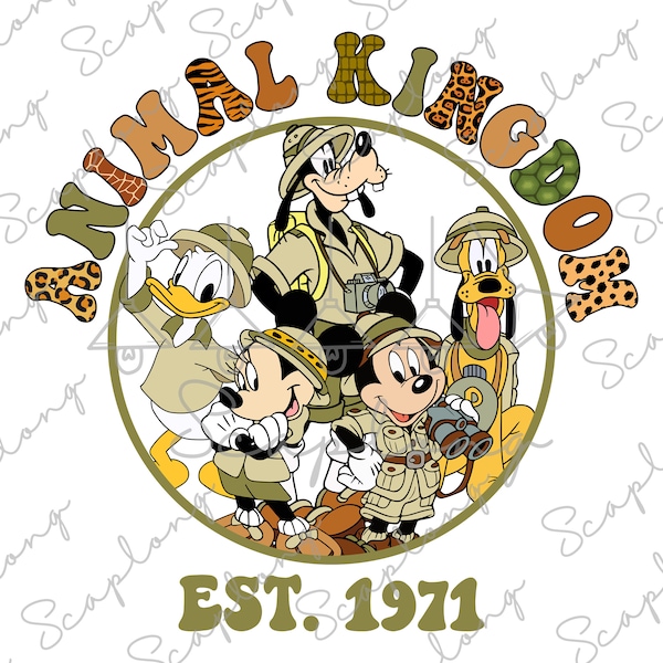 Animal Kingdom Png, Magical Kingdom Png, Vacay Mode Png, Wild Trip Png, Family Trip Png, Family Vacation Png, File For Sublimation