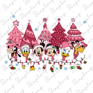 Ratón Y Amigos Sorpresa Navidad Png, Navidad Rosa Png, Vibraciones Navideñas Png, Gorro De Papá Noel Png, Árbol De Navidad, Navidad Png, Navidad Familiar