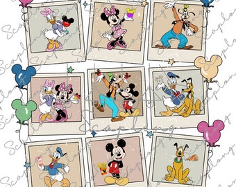 Retro Mouse And Friends Png, Family Trip 2026 Png, Mouse Balloon Png, Magical Kingdom, Family Vacation Png, Family Trip Shirt, Best Day Ever