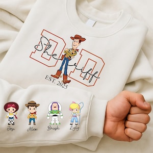 Camisa de pai personalizada PNG, Pai com nome dos filhos na manga PNG, Pai personalizado PNG, Dia dos Pais PNG, Pai PNG, Presente personalizado para o Dia dos Pais