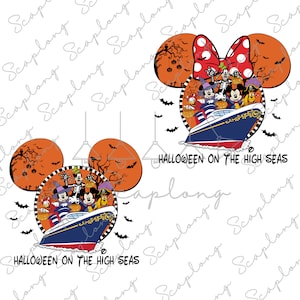 Paquete Halloween En Alta Mar Png, Ratón Y Amigos Png, Vibraciones Espeluznantes Png, Truco O Trato, Viaje En Crucero Png, Archivo De Sublimación De Halloween