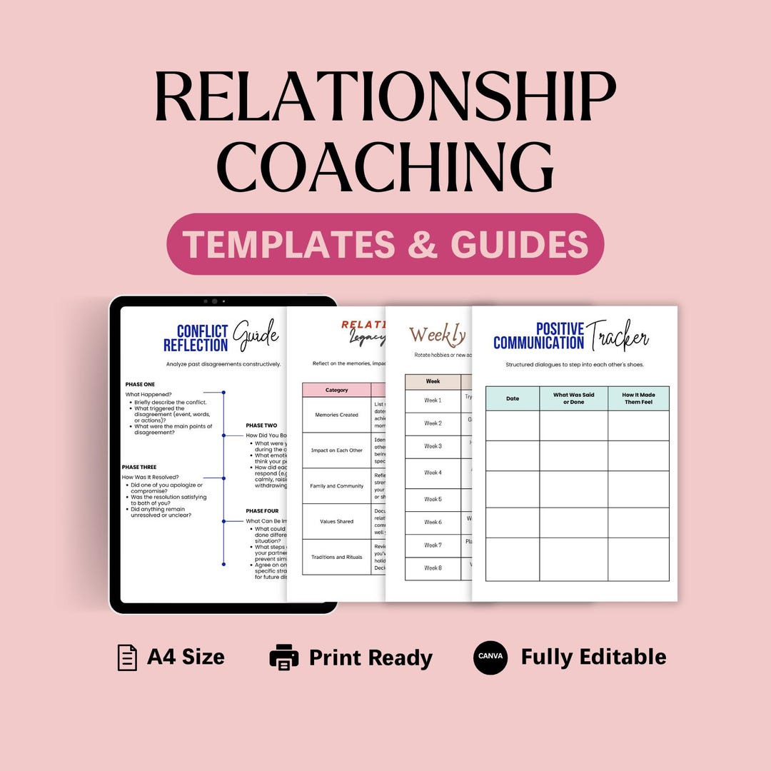 Complete Relationship Coaching Pack: Templates, Guides & Activity ...