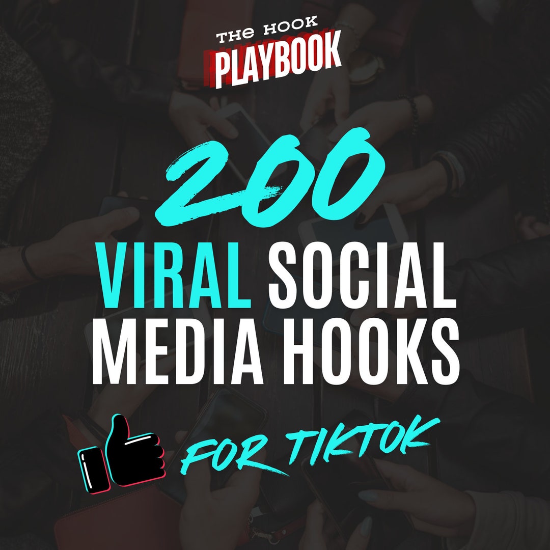 200 TIKTOK VIRAL Social Media Hooks for All Types of Businesses, Tiktok ...