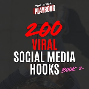200 haczyków do mediów społecznościowych dla firm, podpisy do mediów społecznościowych, posty, rolki wideo, haczyki na Instagramie i inne elementy marketingu i zaangażowania