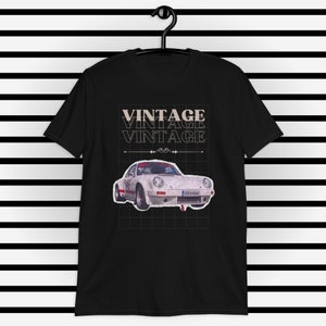 Retro Car Tee: Vintage Racing Graphic, Car Enthusiast Gift