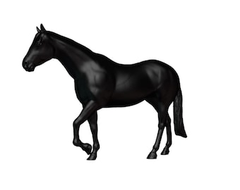 3D Horse Statue with Realistic Details – Two High Resolution STL Files