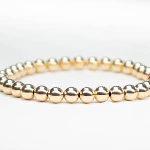 Gold Bead Bracelet 5mm 14k Gold Bead Bracelet Gold Bead Bracelet Gold Ball Bracelet Gold Filled Beaded Bracelet