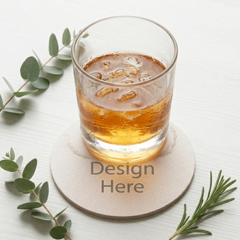 Personalized Wedding Coasters Custom 40 Pt Pulpboard Drink Coasters Wedding Guest Favors Reception Decor image 3