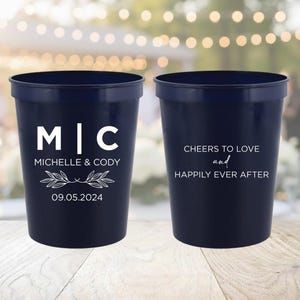 Personalized Wedding Stadium Cups: Custom Party Favors
