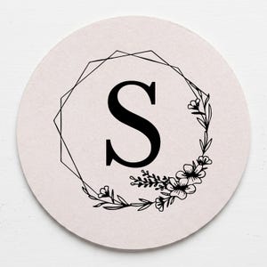 Personalized Wedding Coasters Custom 40 Pt Pulpboard Drink Coasters Wedding Guest Favors Reception Decor image 2