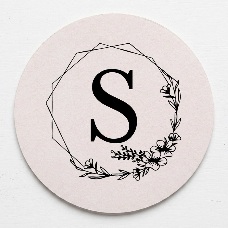 Personalized Wedding Coasters Custom 40 Pt Pulpboard Drink Coasters Wedding Guest Favors Reception Decor image 2