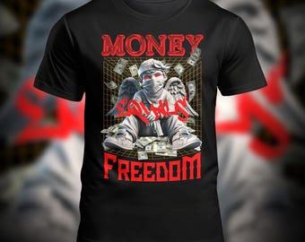 Streetwear Angel T-Shirt Design | DTF PNG File (Digital Download)