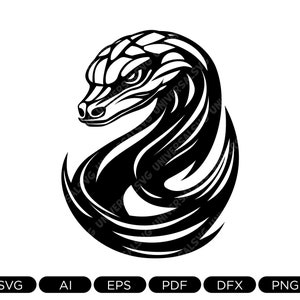 ヘビ SVG、Cricut 用カッティング ファイル、シルエット、爬虫類 SVG、ヘビ png、dxf、png、jpg、eps、ai、pdf、SVG、Glowforge、即時ダウンロード