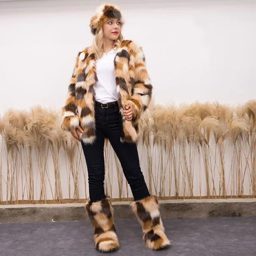 faux fur boots uk