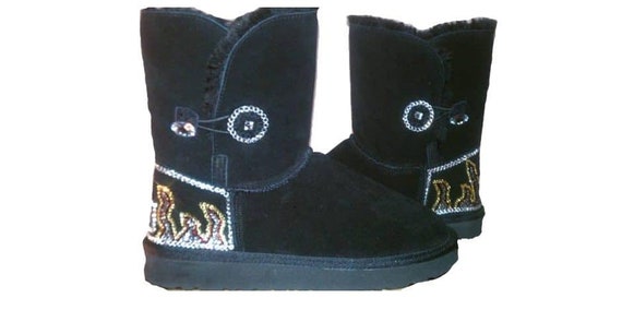 Strass Embellished Ugg Boots
