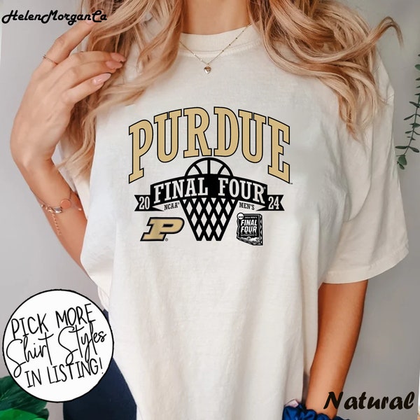 Purdue Boilermakers Final Four 2024 Shirt, March Madness Shirt, Distressed Purdue Basketball Tee, College Basketball Tee, Madness Bracket