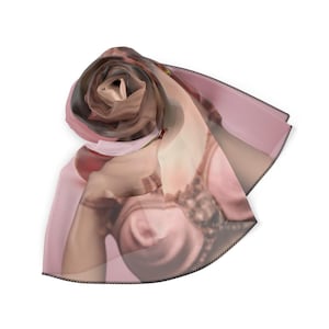Cherries and Cupcakes Chiffon Scarf: Fantasy Doll Art Print
