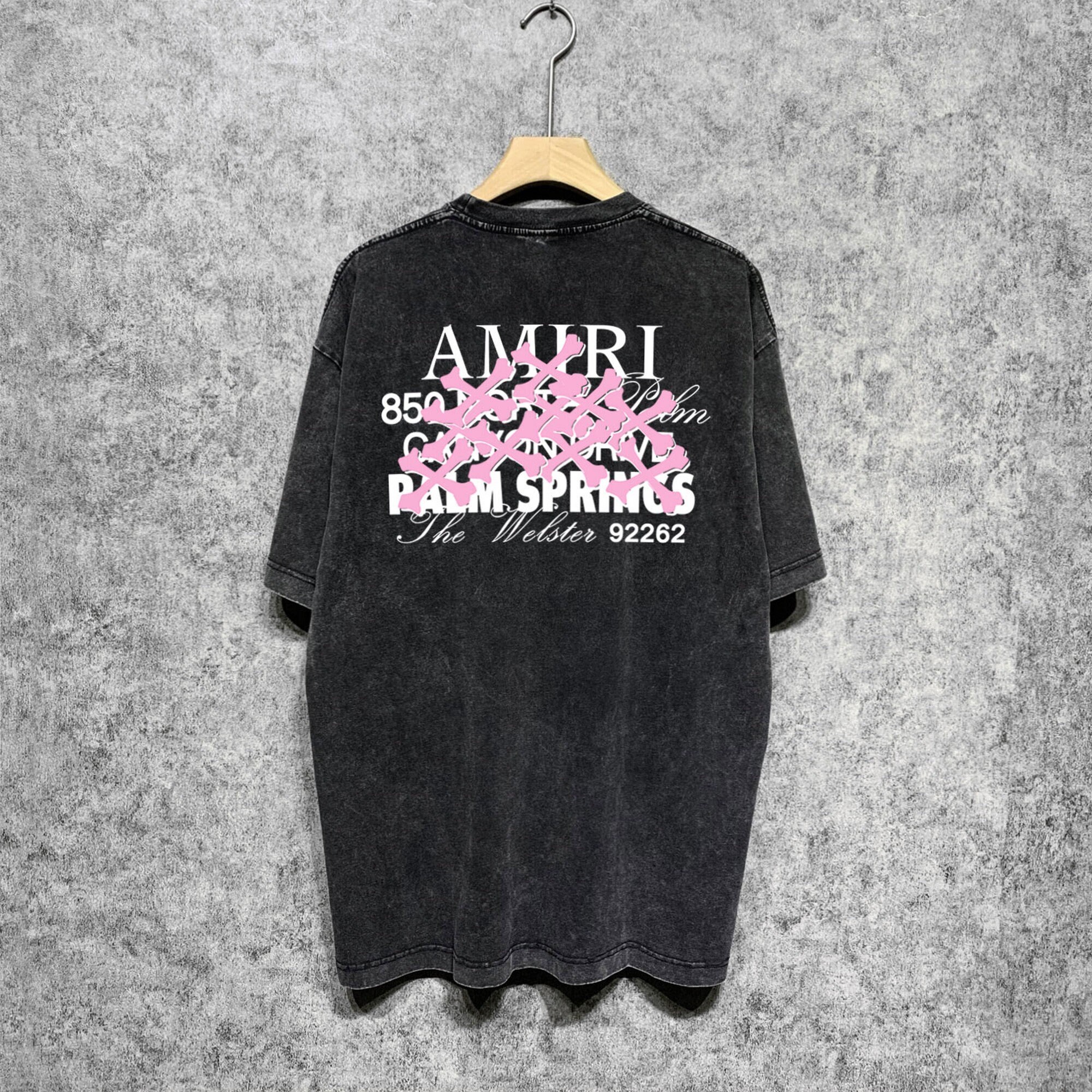 Amiri Crystal Core Logo Painter T-shirt in Black for Men