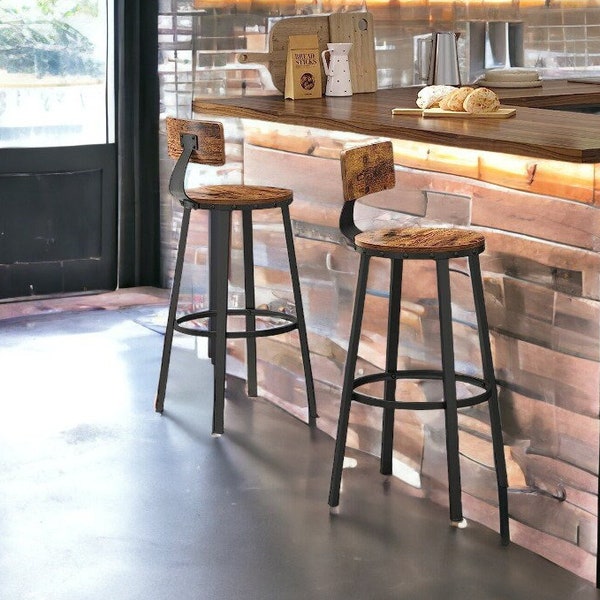 Industrial Style Kitchen Chairs Etsy