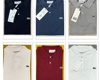 Lacoste Reguler Fit solid polo shirts for Mens