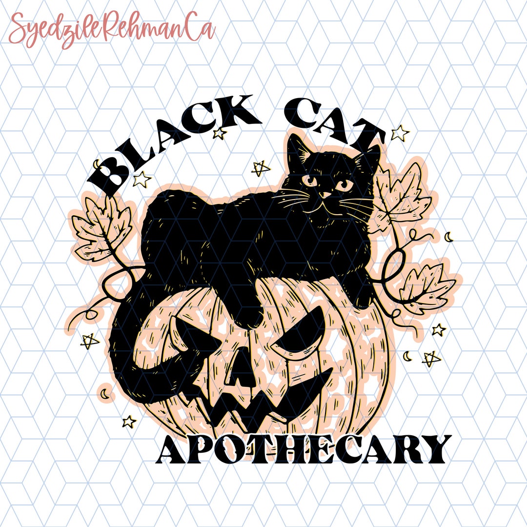 Black Cat Halloween Png Vintage Halloween Cat Png Retro Etsy Black Cat Halloween Png Vintage Halloween Cat Png Retro Etsy