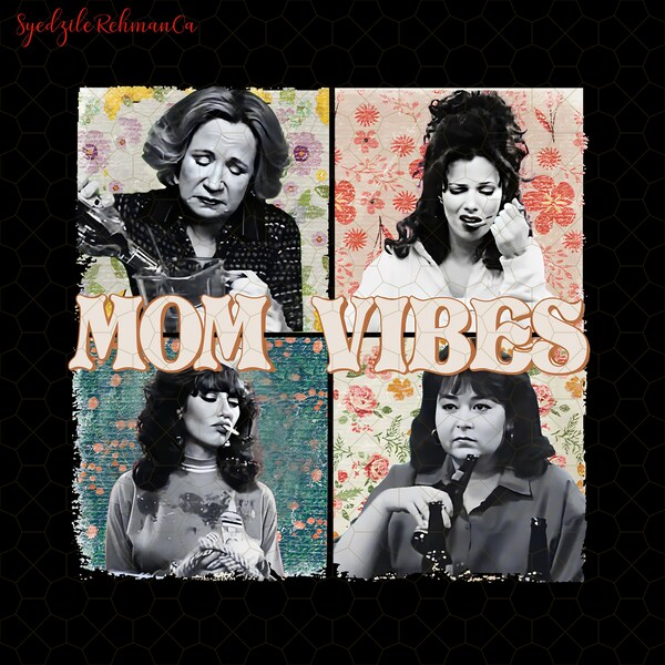 Retro 90’s Mom Vibes PNG Digital Download PNG, Vintage Mom Sitcom Png, Funny Mom Png, Mom Life Png, Mother's Day Gift, Cool Mom Club Png