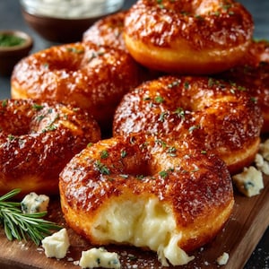 Ultimate Homemade Cheese Donuts Recipe PDF | Fluffy Bakery Style | Easy Yeast Bread | Digital Download