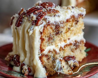 Italian Cream Cake Recipe PDF – Classic Southern Layer Cake with Cream Cheese Pecan Frosting