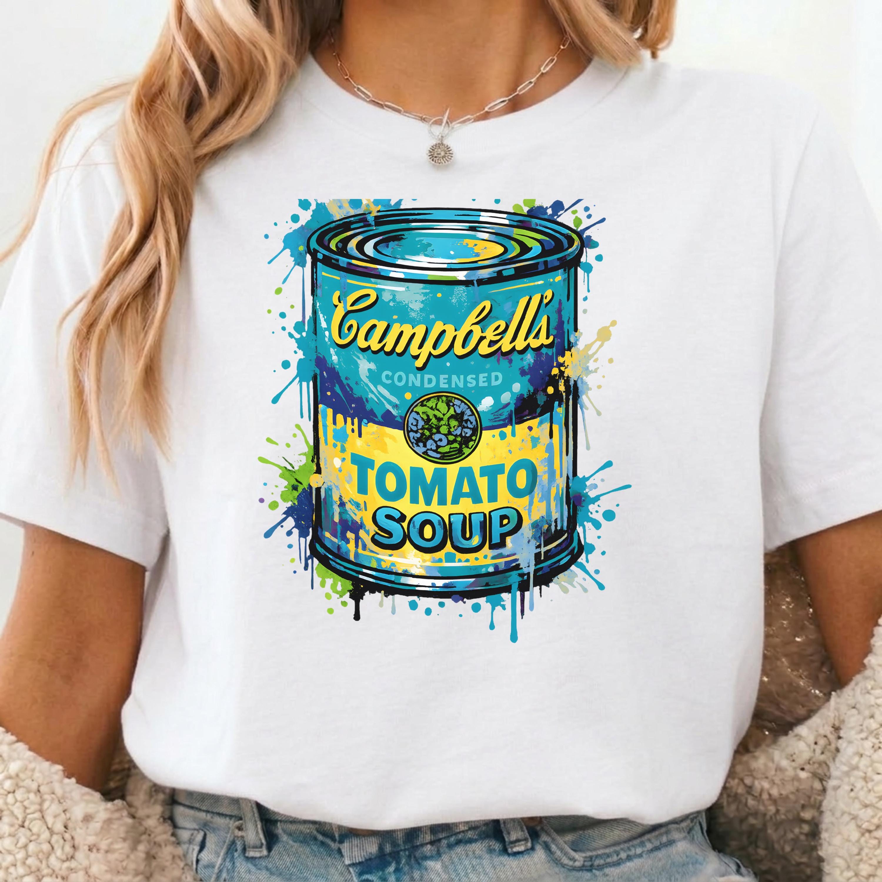 Warhol Soup Shirt - Etsy UK