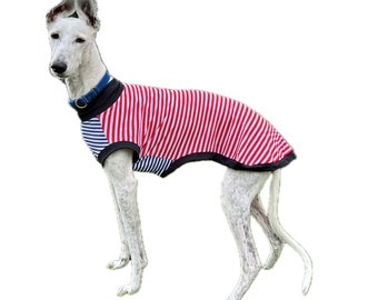 Stretch T-Shirt Vest for Sighthounds: Handmade Dog Apparel
