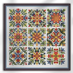 Christmas Patchwork , cross stitch pattern, Christmas, modern cross stitch, PDF, instant download, PATCH110