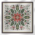 Christmas Mandala , cross stitch pattern, Christmas, modern cross stitch, PDF, instant download, CRM121 product logo