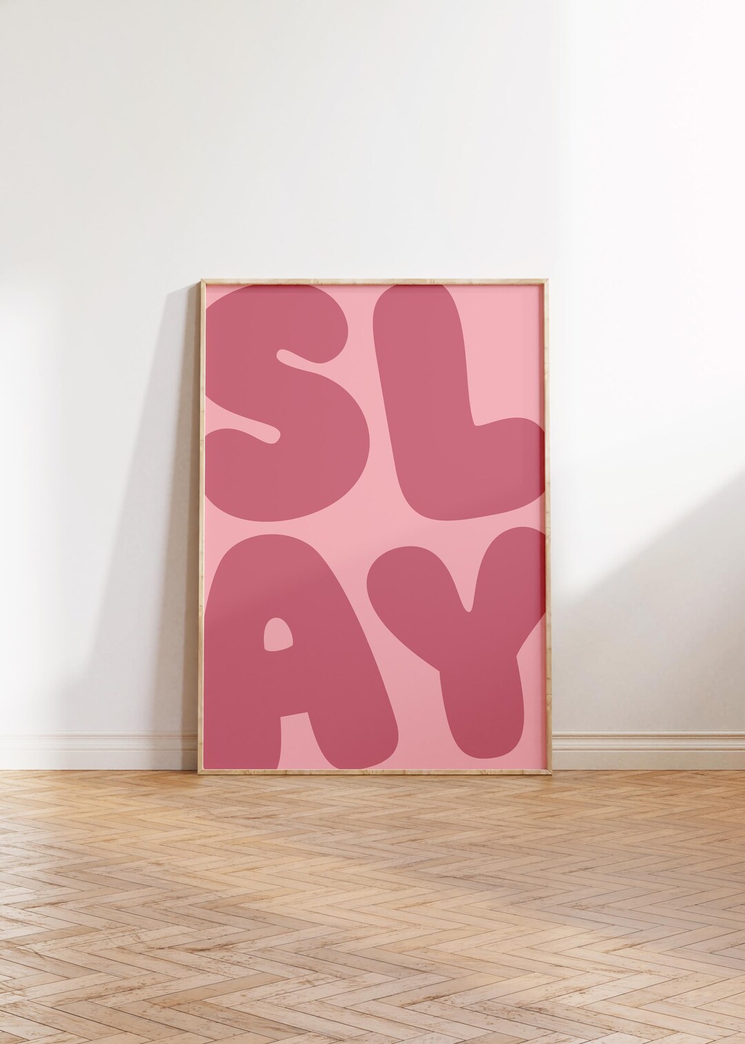 Slay Letter R Slay Bubble Letter Print, Pink Girl Power Art (digital Download) - Etsy