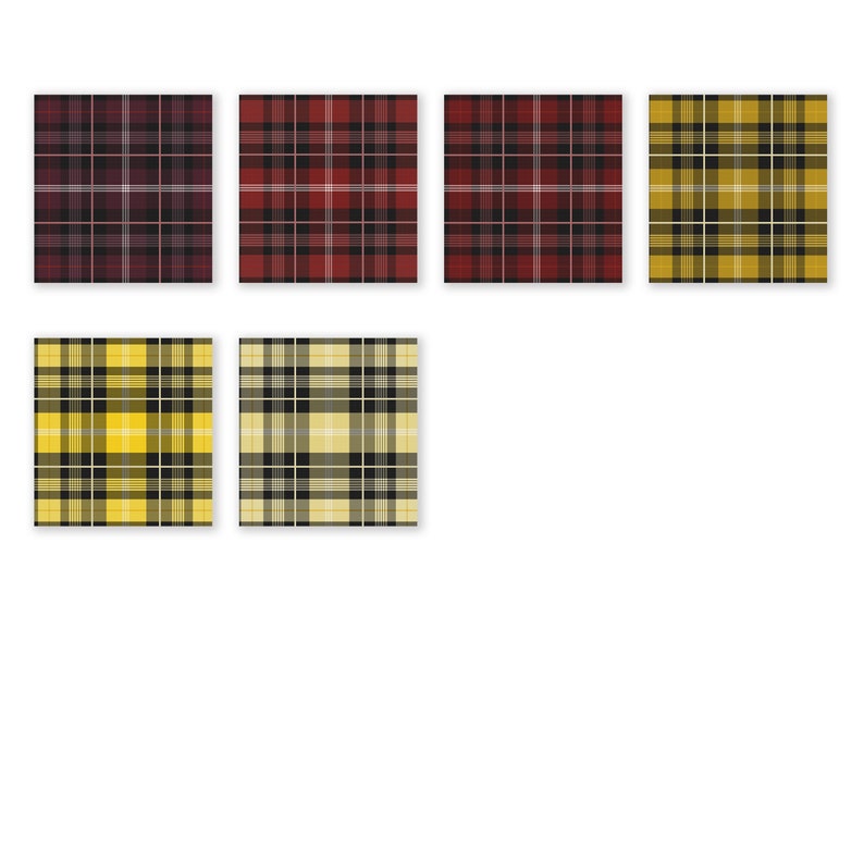 Seamless Multi-pack/multi-coloured (dark) Plaid With Texture Digital ...