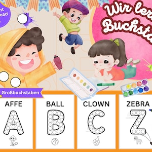 Kids Learning ABC Alphabet Learn Homeschooling Home Kindergarten