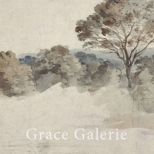 Moody Landscape Gallery Wall Art | Set of 2 | Rustic Landscape ...