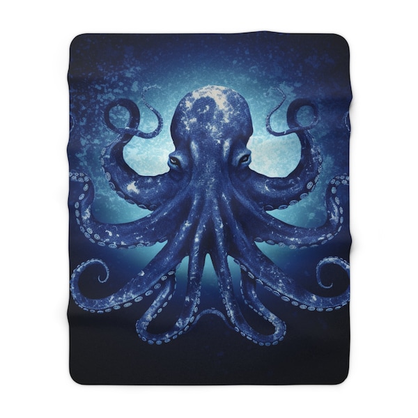 Octopus Blanket Etsy