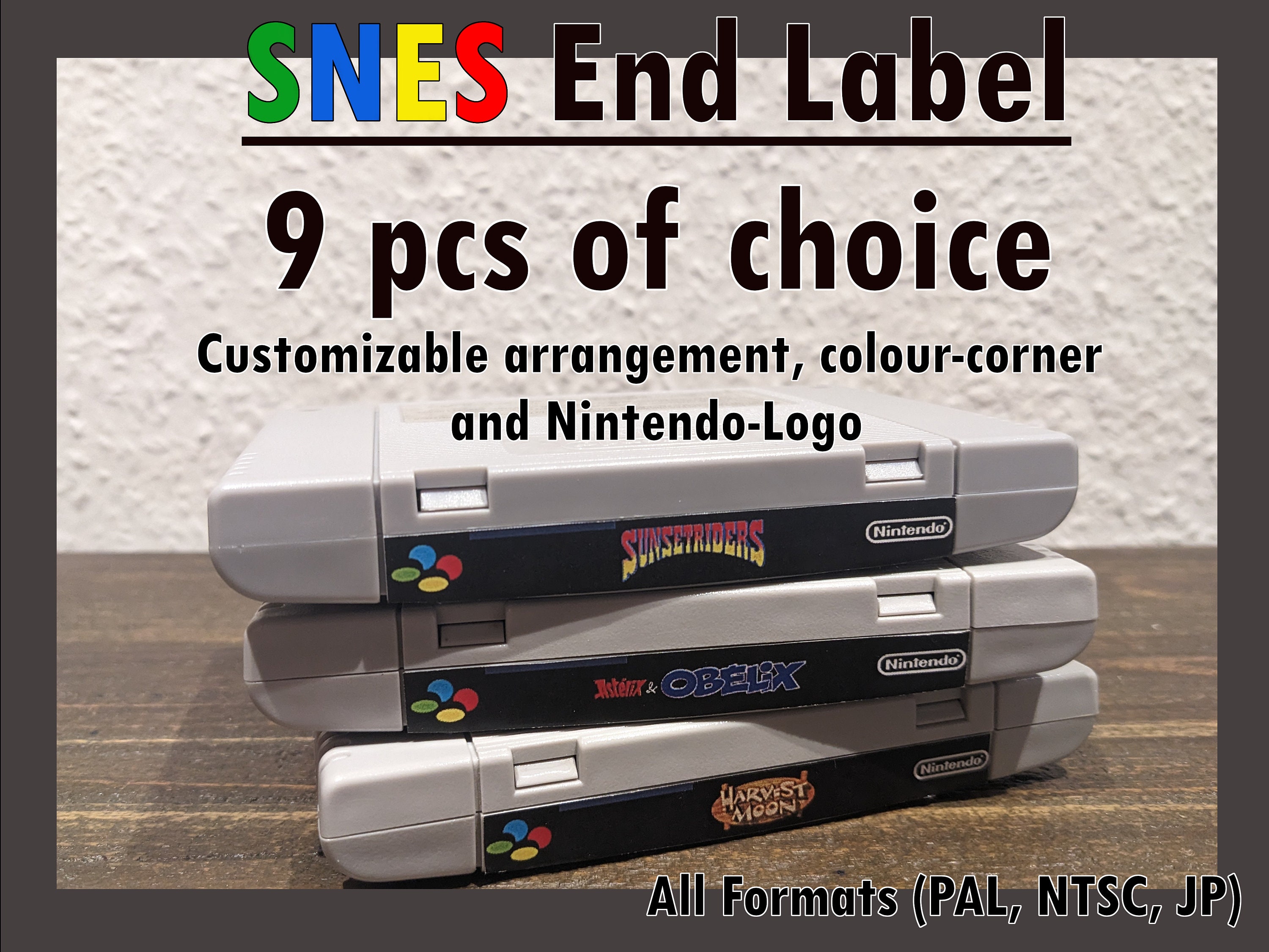 SNES - Shadowrun Label - Retro Game Cases