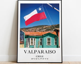 Valparaiso Poster, Valparaiso Picture, Chile Print, South America Picture, South America Photo, Travel Print