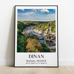 Dinan Poster, Dinan France, France Picture, European Picture, European City Photo, Europe City Poster, Travel Print