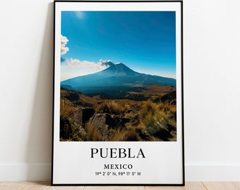 Puebla Poster, Puebla Picture, Mexico Print, Mexico Photo, South America Picture, South America Photo, Travel Print